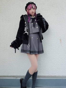 「アイテム（セットアップ）」を使った、Amilige_officialさん（レディース・163cm）の秋コーディネート