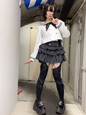 「アイテム（セットアップ）」を使った、Amilige_officialさん（レディース・161cm）の秋コーディネート