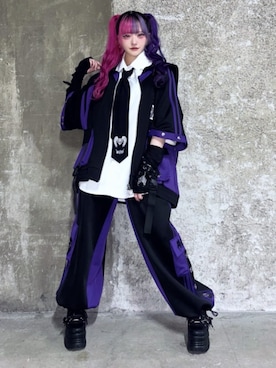 「アイテム（ネクタイ）」を使った、Amilige_officialさん（レディース・155cm）の夏コーディネート