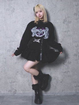 「やみかわいい」｜Amilige_officialさん（レディース・155cm）の春コーディネート