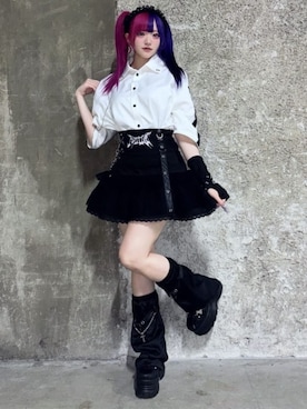 「アイテム（アームカバー）」を使った、Amilige_officialさん（レディース・155cm）の夏コーディネート