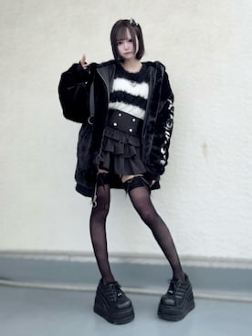 「アイテム（その他アウター）」を使った、Amilige_officialさん（レディース・162cm）の秋コーディネート