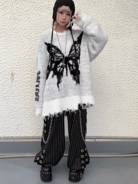 「アイテム（カーゴパンツ）」を使った、Amilige_officialさん（レディース・148cm）の秋コーディネート