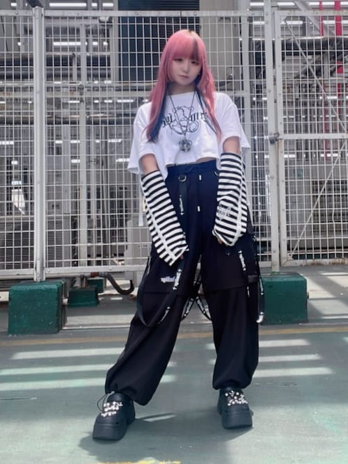 デザインテープワイドパンツ（その他パンツ）｜Amilige