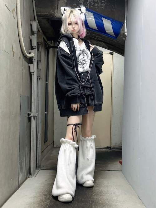 ダメージガーゼトップス（Tシャツ/カットソー）｜Amilige
