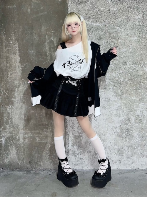 Amilige スカート 黒 タグ付き アミリージュ Amilige（アミリージュ） スカート PUハイウエストスカート : ZOZOTOWN