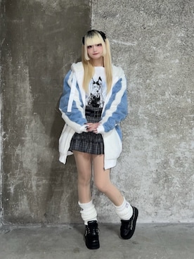 「アイテム（レッグウォーマー）」を使った、Amilige_officialさん（レディース・163cm）の秋コーディネート