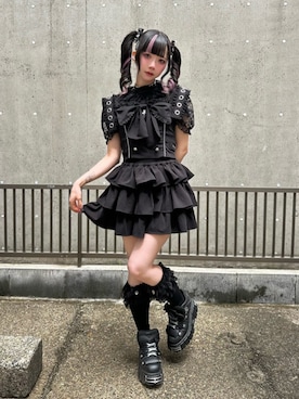 「アイテム（セットアップ）」を使った、Amilige_officialさん（レディース・155cm）の春コーディネート