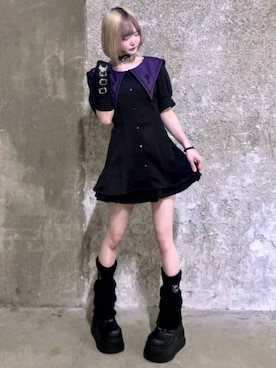 「アイテム（セットアップ）」を使った、Amilige_officialさん（レディース・157cm）の春コーディネート