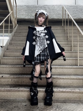 「アイテム（レッグウォーマー）」を使った、Amilige_officialさん（レディース・155cm）の秋コーディネート