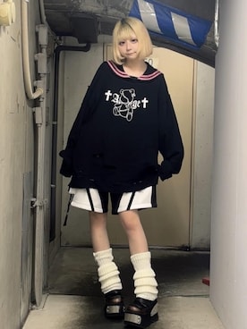 「セーラーカラー」｜Amilige_officialさん（レディース・166cm）の春コーディネート