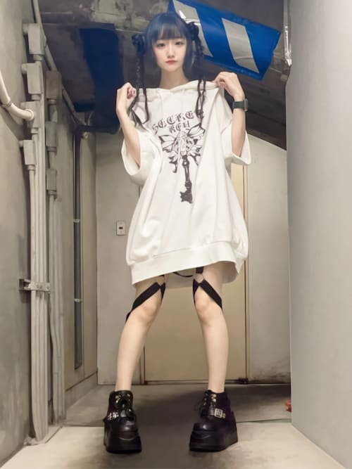 amilige 編み上げガーターベルト付きショートパンツ サイズS ガーターベルト付パンツ（その他パンツ）｜Amilige