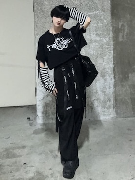 「アイテム（パンツ）」を使った、Amilige_officialさん（メンズ・162cm）の夏コーディネート