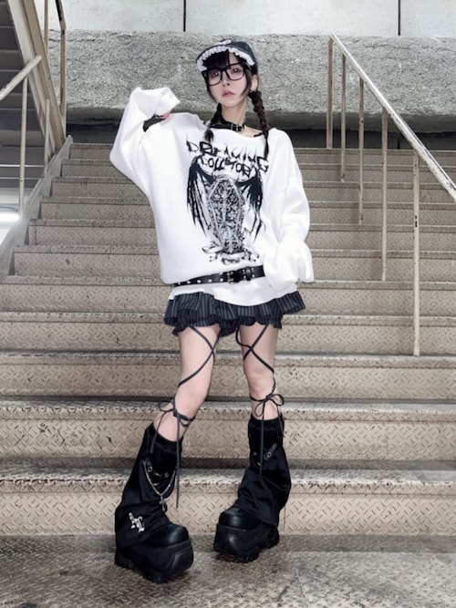 AL刺繍ジャージレッグカバー（レッグウォーマー）｜Amilige