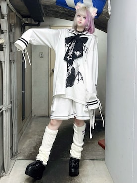 「セーラーカラー」｜Amilige_officialさん（レディース・164cm）の春コーディネート