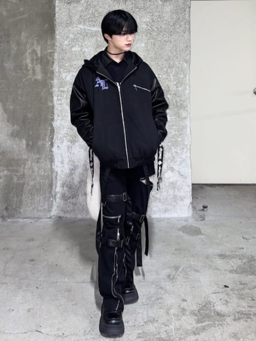 サスペンダーベルトZIPパンツ（その他パンツ）｜Amilige（アミリージュ