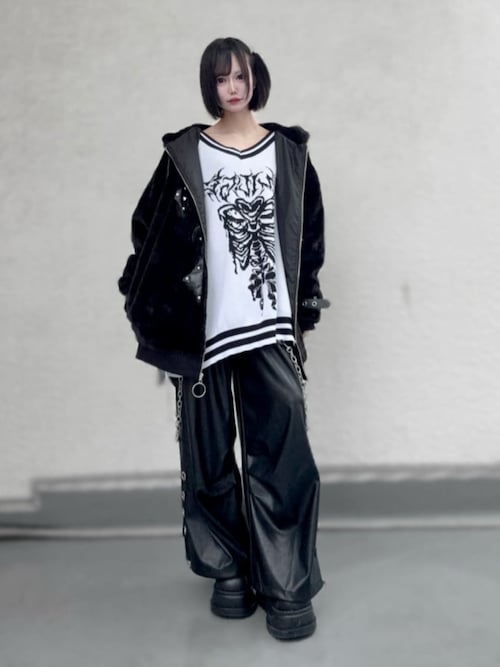 PUサスペンダージョガーパンツ（カーゴパンツ）｜Amilige