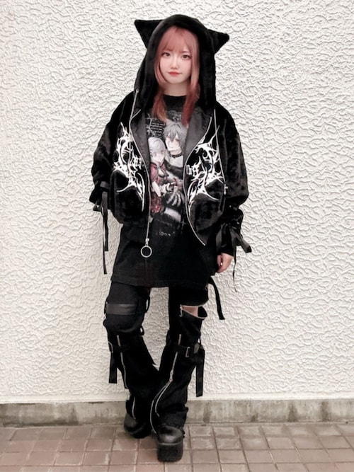 Dreaming DollプリントロングTシャツ（Tシャツ/カットソー