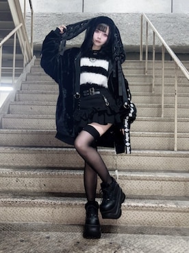 「アイテム（その他アウター）」を使った、Amilige_officialさん（レディース・155cm）の秋コーディネート