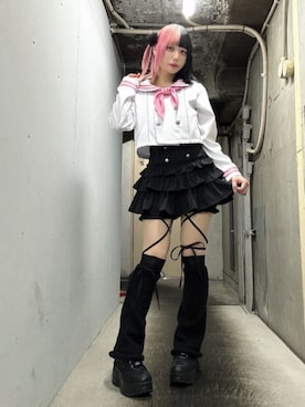 「アイテム（セットアップ）」を使った、Amilige_officialさん（レディース・158cm）の秋コーディネート