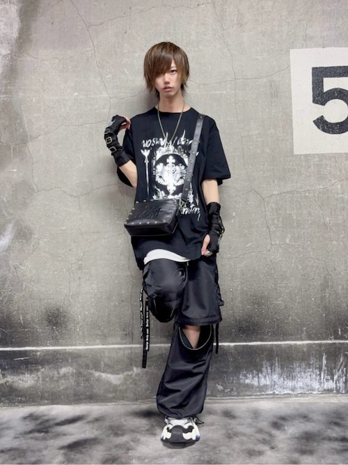 セール】fallen angel肩ZIPロンT（Tシャツ/カットソー