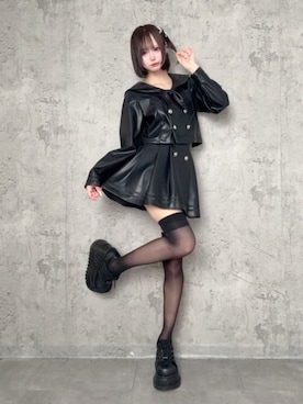 「アイテム（セットアップ）」を使った、Amilige_officialさん（レディース・162cm）の秋コーディネート