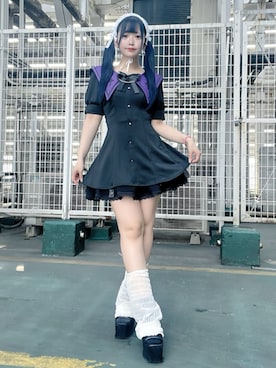 「アイテム（セットアップ）」を使った、Amilige_officialさん（レディース・148cm）の夏コーディネート