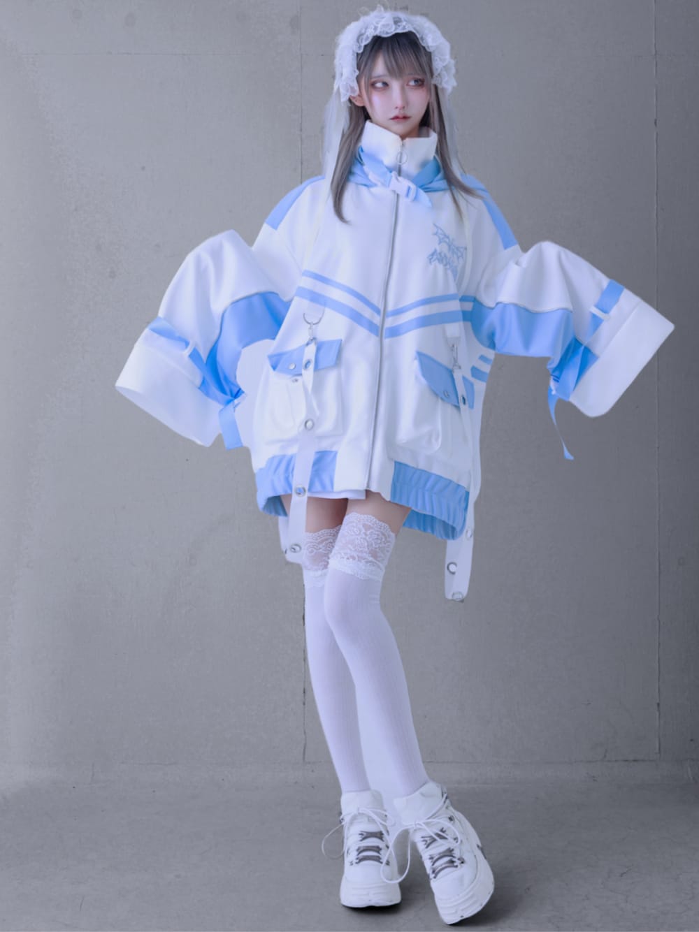 Amilige（アミリージュ）の「コウモリクロスバイカラージャージ