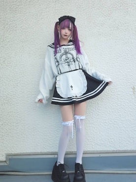 「アイテム（セットアップ）」を使った、Amilige_officialさん（レディース・163cm）の秋コーディネート