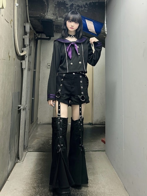 レースアップレッグウォーマー付きショートパンツ（その他パンツ