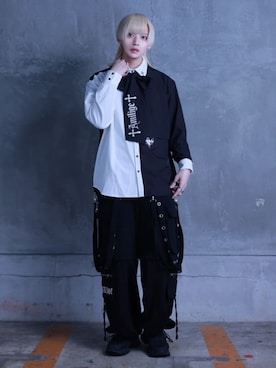 「Amilige（アミリージュ）のアイテム」を使った、Amilige_officialさん（メンズ・177cm）の春コーディネート