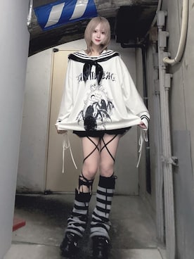 「セーラーカラー」｜Amilige_officialさん（レディース・161cm）の春コーディネート