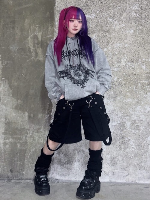 サスペンダー付きワイドパンツ（その他パンツ）｜Amilige