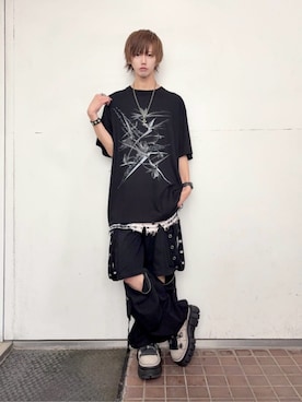 「Amilige（アミリージュ）のアイテム」を使った、Amilige_officialさん（メンズ・172cm）の夏コーディネート