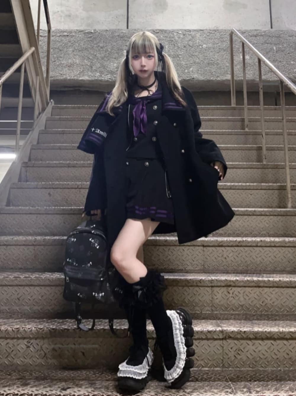 Amilige_officialさんの「セーラーセットアップ（Amilige）」を使ったコーディネートの1枚目の写真