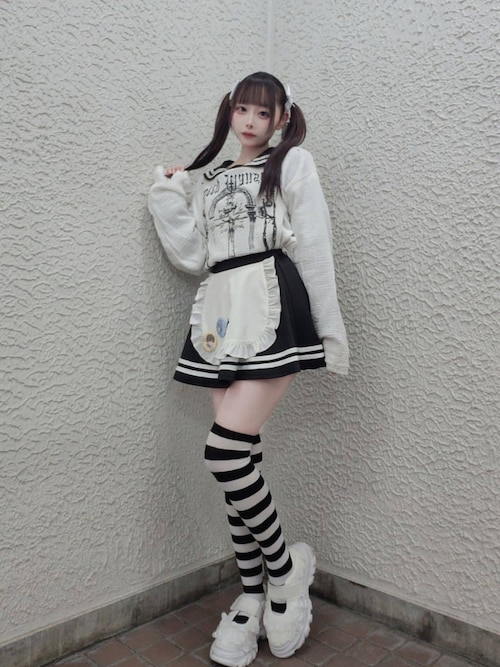 ダメージガーゼトップス（Tシャツ/カットソー）｜Amilige