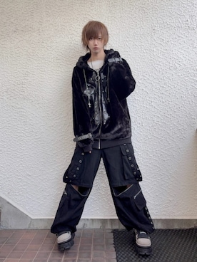 「アイテム（その他アウター）」を使った、Amilige_officialさん（レディース・172cm）の秋コーディネート