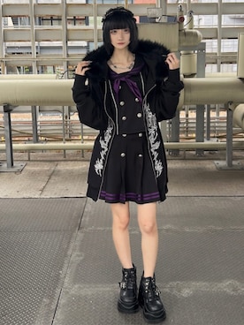 「アイテム（セットアップ）」を使った、Amilige_officialさん（レディース・157cm）の秋コーディネート
