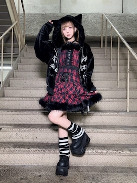 「アイテム（レッグウォーマー）」を使った、Amilige_officialさん（レディース・155cm）の秋コーディネート