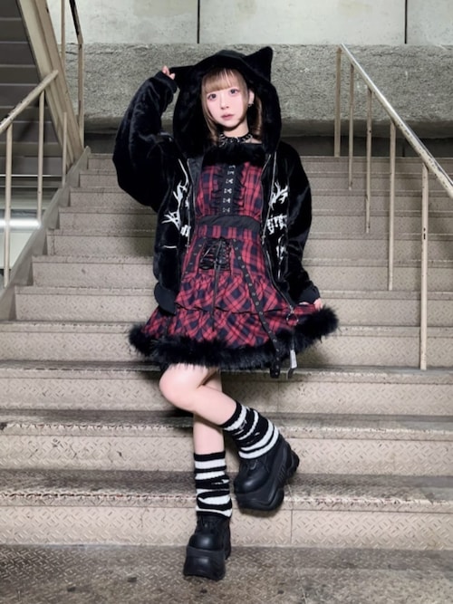 ボーダーレッグウォーマー（レッグウォーマー）｜Amilige