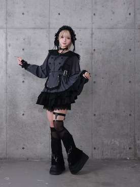「ヘッドドレス」｜Amilige_officialさん（レディース・162cm）の春コーディネート