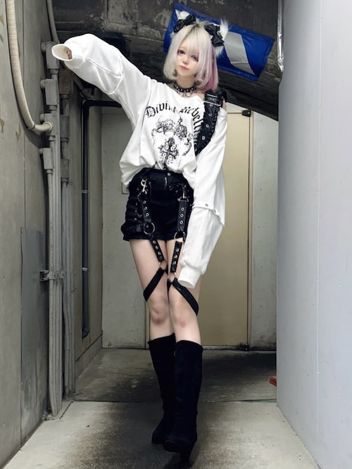 ガーターベルト付パンツ（その他パンツ）｜Amilige（アミリージュ）の