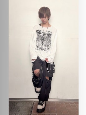 「Amilige（アミリージュ）のアイテム」を使った、Amilige_officialさん（メンズ・171cm）の夏コーディネート