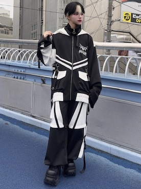 「Amilige（アミリージュ）のアイテム」を使った、Amilige_officialさん（メンズ・162cm）の春コーディネート