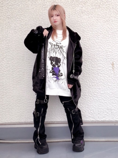 サスペンダーベルトZIPパンツ（その他パンツ）｜Amilige（アミリージュ