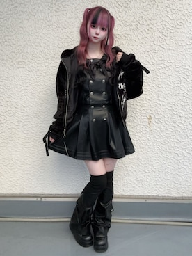 「アイテム（セットアップ）」を使った、Amilige_officialさん（レディース・165cm）の秋コーディネート