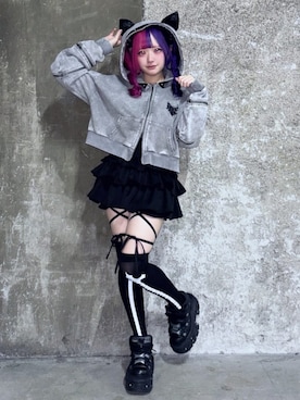 「ネコ」｜Amilige_officialさん（レディース・155cm）の春コーディネート