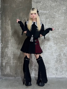 「アイテム（ネクタイ）」を使った、Amilige_officialさん（レディース・163cm）の夏コーディネート