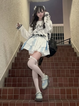 「セーラーカラー」｜Amilige_officialさん（レディース・162cm）の春コーディネート