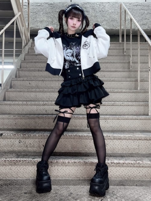 ウサ耳ショート丈パーカー（パーカー）｜Amilige（アミリージュ）の